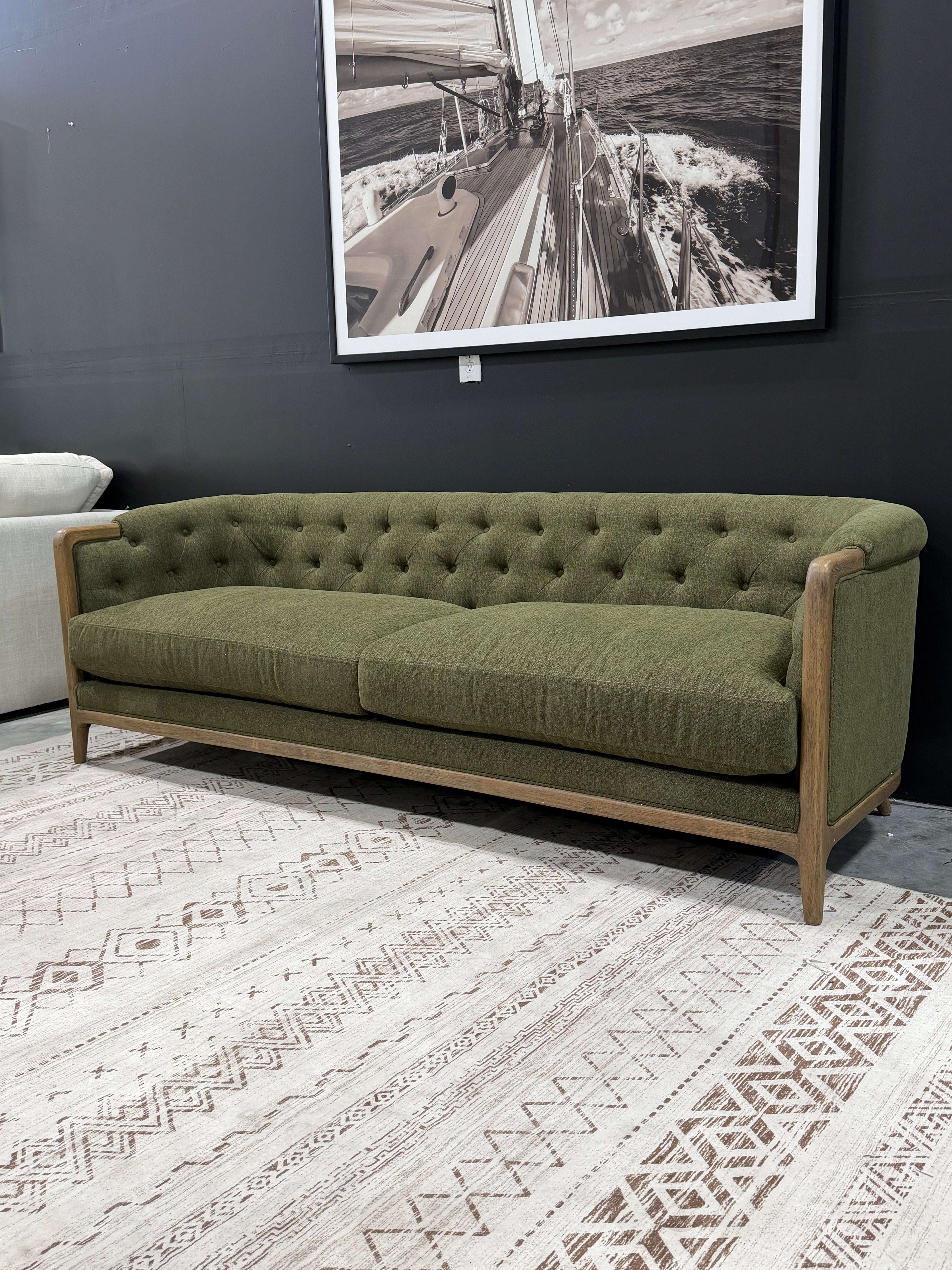 FourHands Ellsworth Olive Sofa