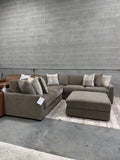 Cecilia Brown 5pc Modular Sectional
