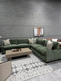 Miya Forrest Green Cloud Sectional