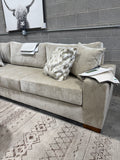 Meridian Greige Sectional with Performance Fabric