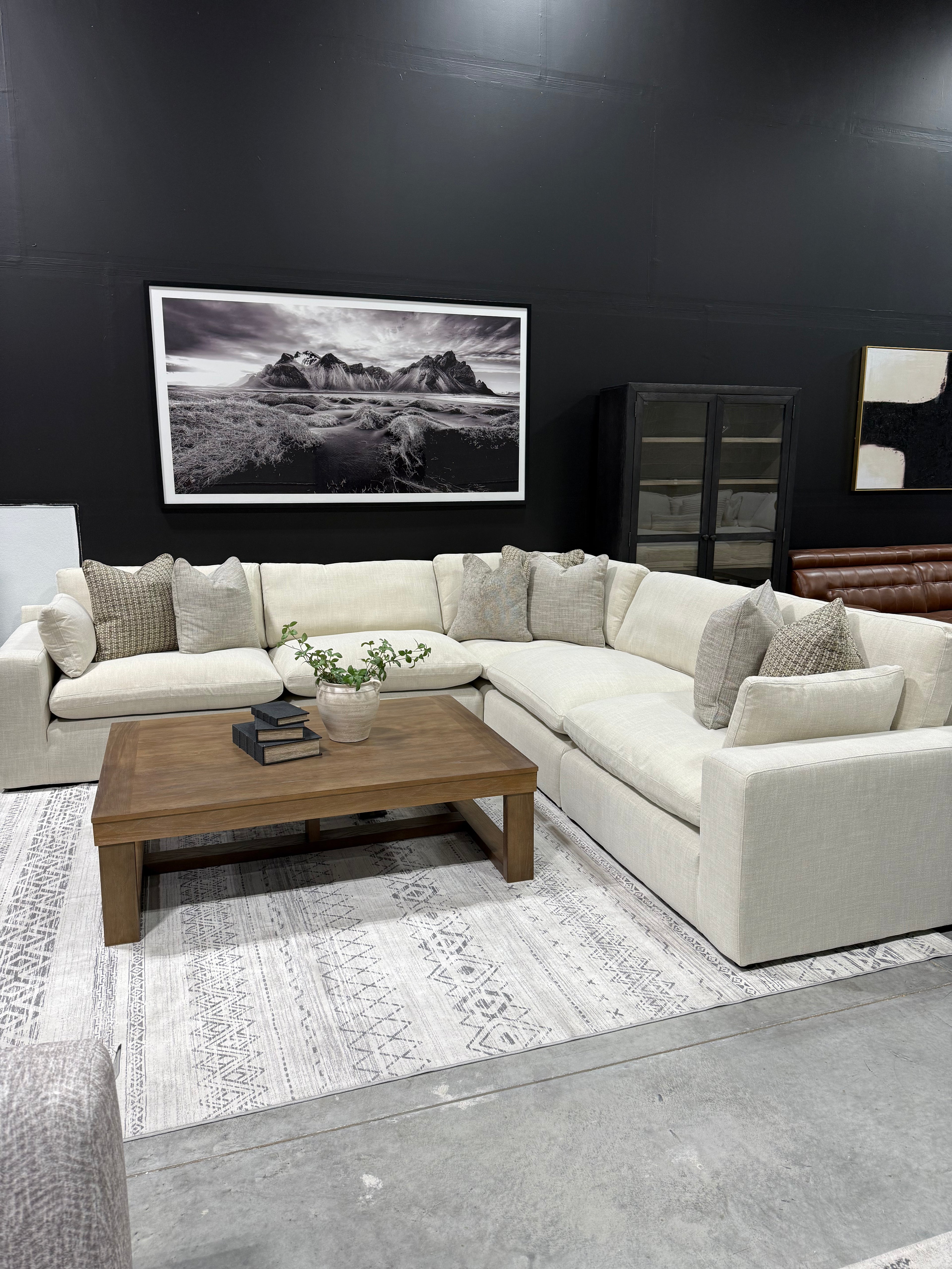 Elyza Linen 5pc Sectional by Ashley Furniture