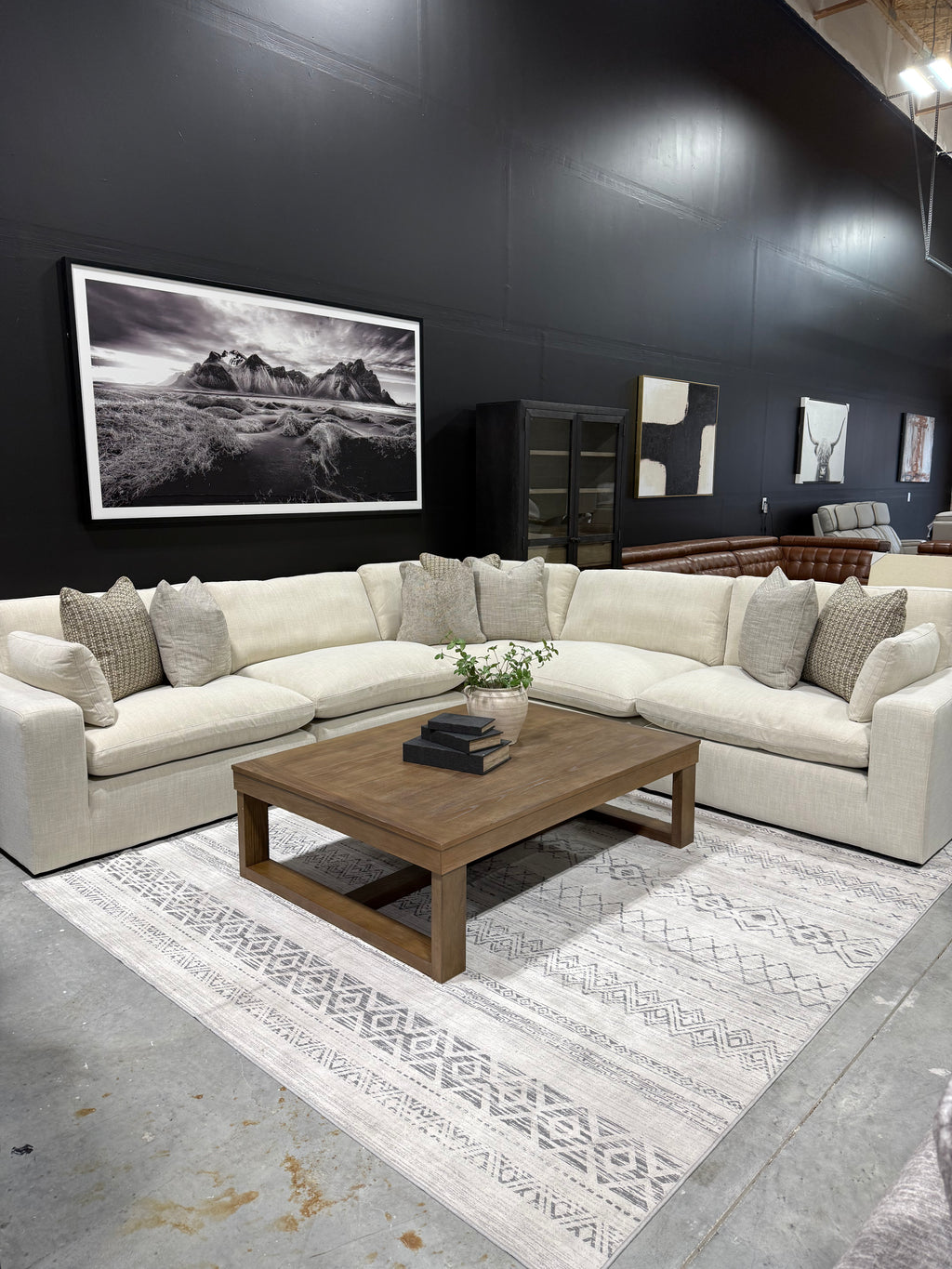 Elyza Linen 5pc Sectional by Ashley Furniture