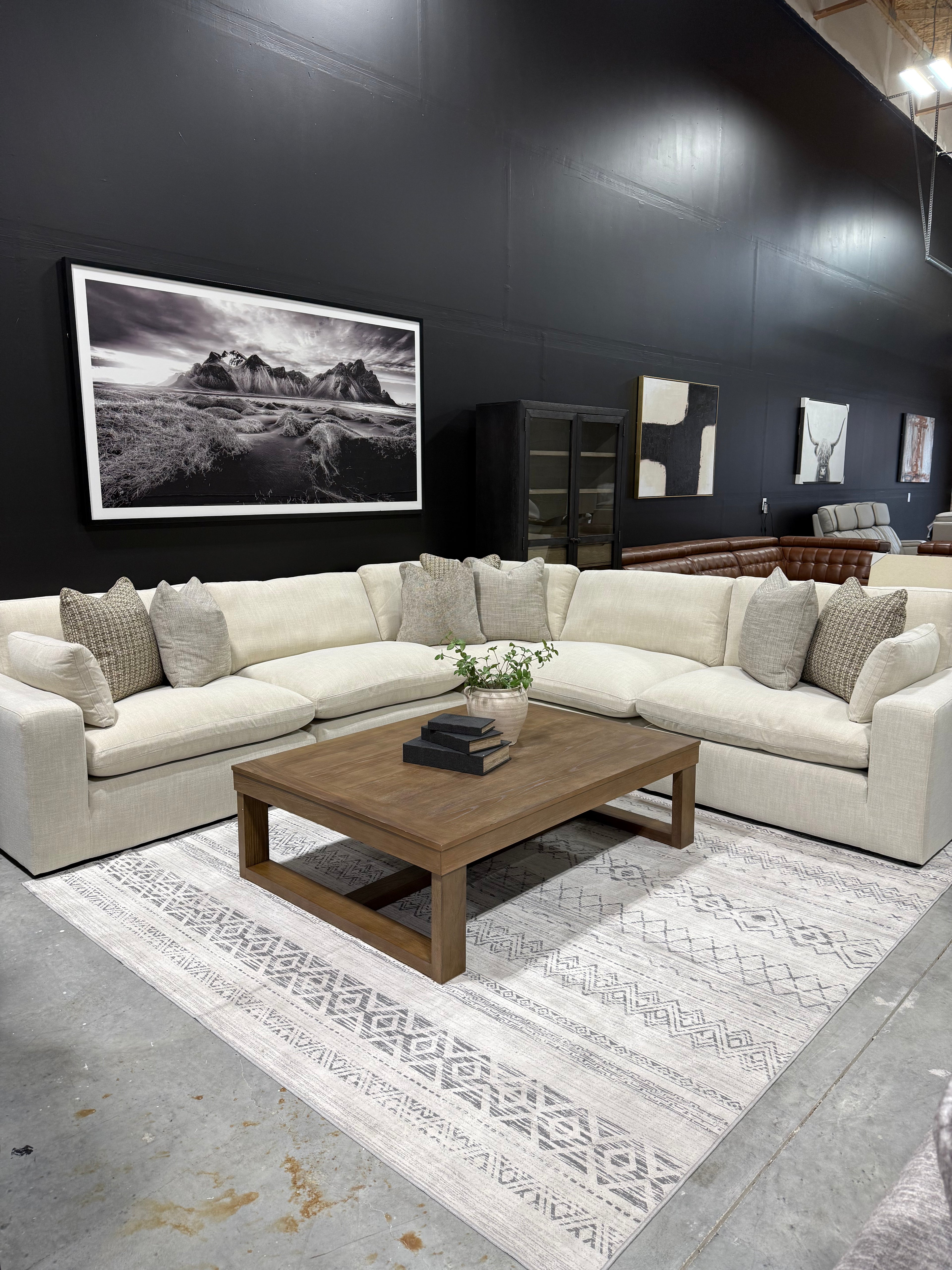 Elyza Linen 5pc Sectional by Ashley Furniture