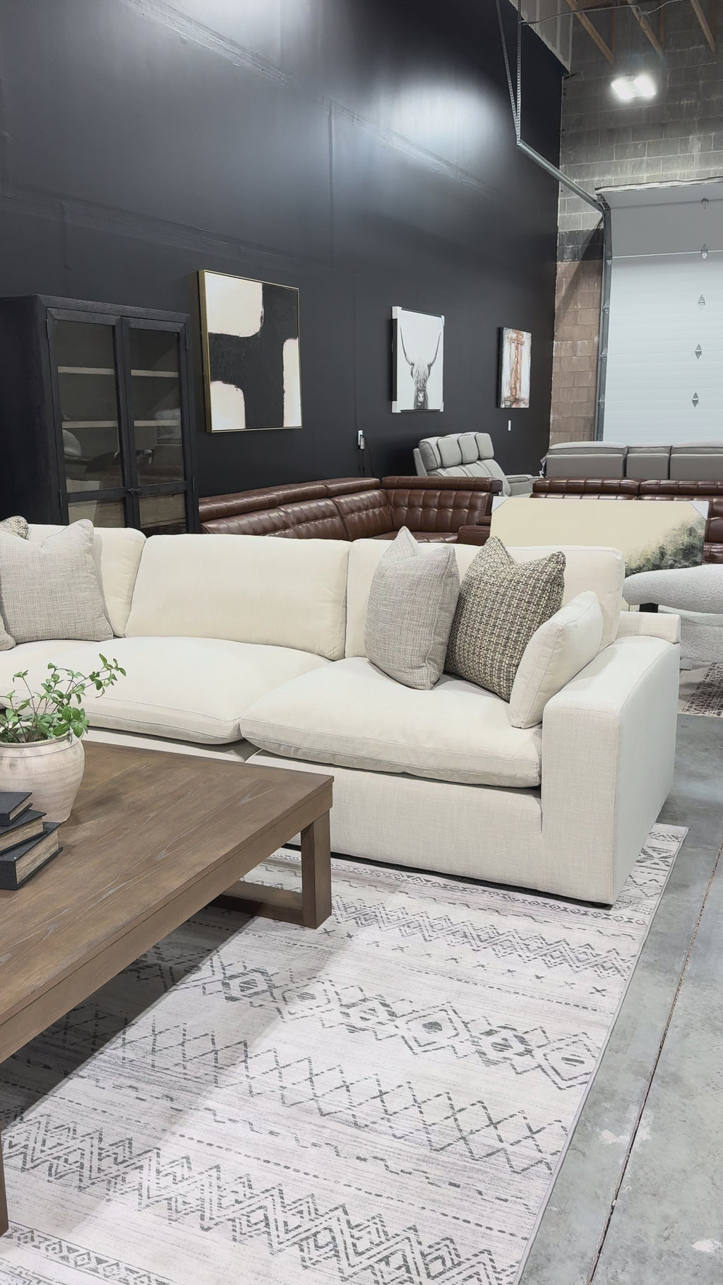 Elyza Linen 5pc Sectional by Ashley Furniture