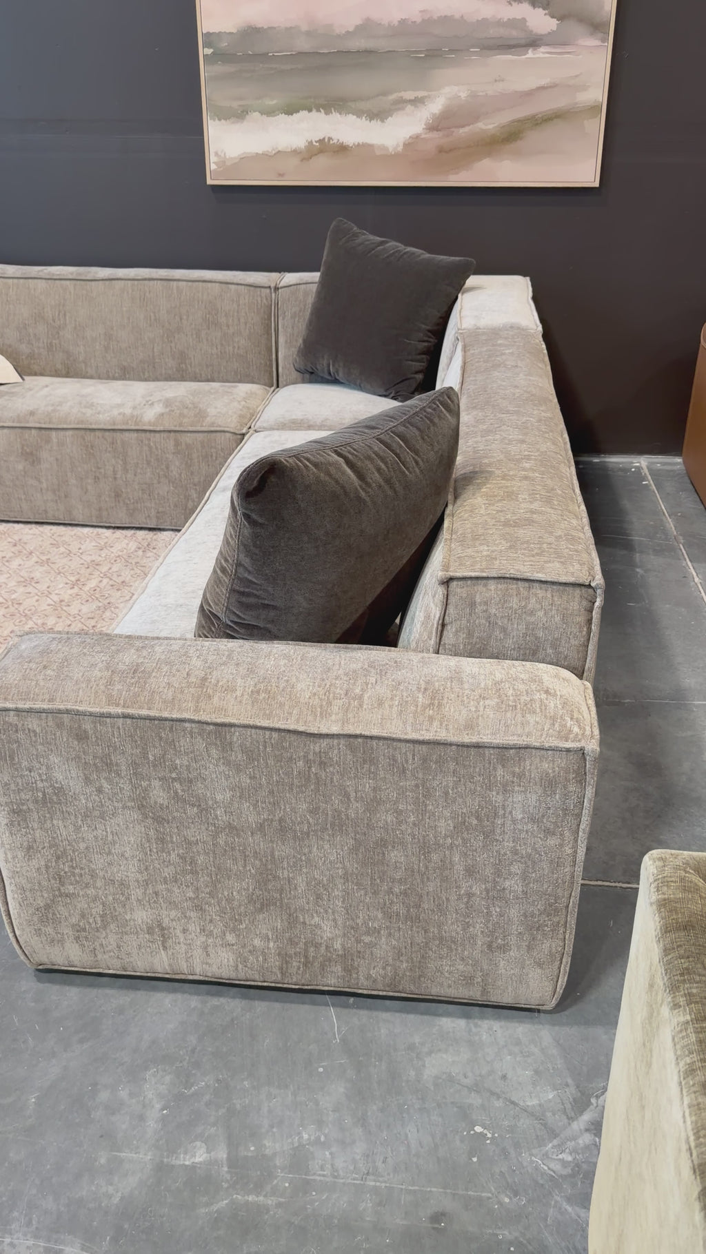 Driftwood Modern 3PC Sectional